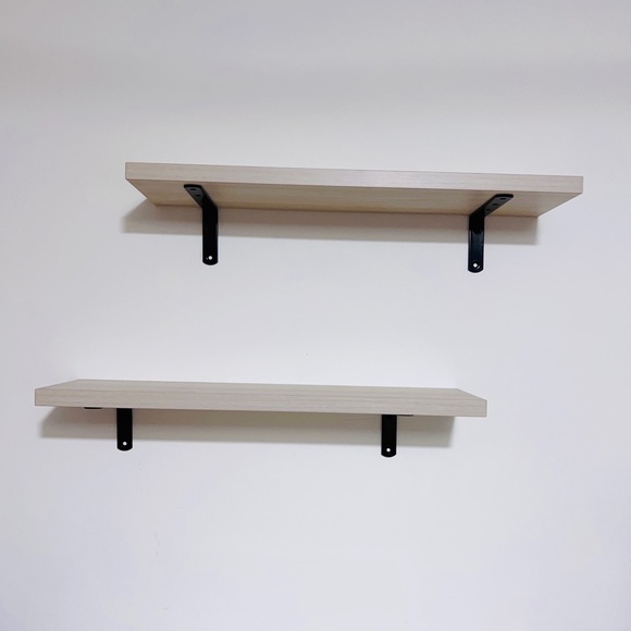 Set Of 2 Wall Shelves/Floating Shelves/Plants Shelves/ Kitchen/Photos Shelves - Picture 4 of 5